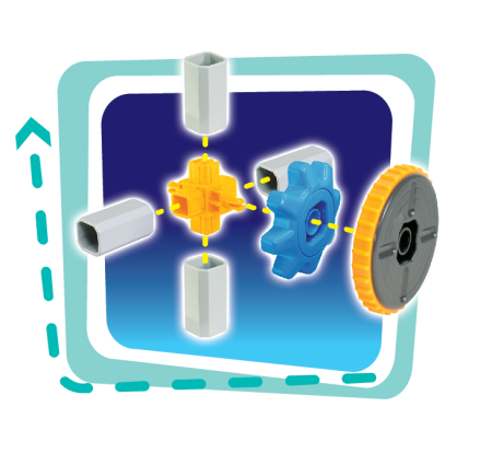 Set de constructie 3 in 1 STEM  - Robotel & masinute saniter [4]