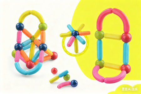 Set de constructie magnetic - Forme 3D (42 piese) [2]