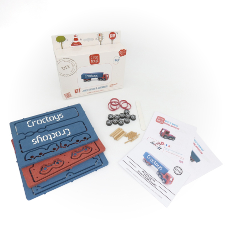 Set de constructie vehicul Tir transport marfa Remy, Croc toys [3]