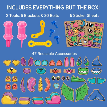 Set de creatie Boxineers™ - Animalute din carton [3]