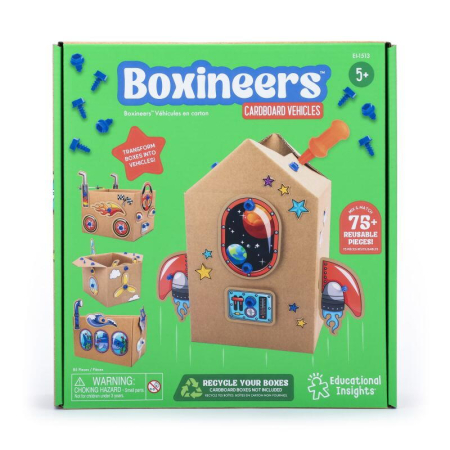 Jucarii creative - Set de creatie Boxineers™ - Vehicule din carton