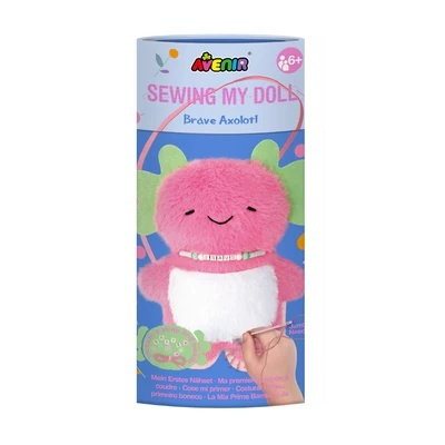 Jucarii creative - Set de cusut Papusa Mea, Axolotl curajos