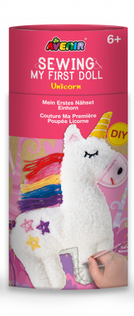 Unicorni - Set de cusut Prima Mea Papusa, Unicorn