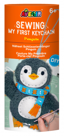 Cadouri Baieti - Set de cusut Primul meu Breloc - Pinguin