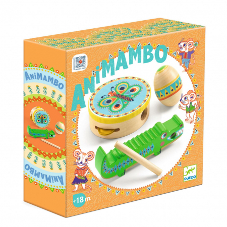 Jucarii creative - Set de intrumente muzicale de percutie, Djeco