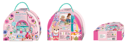 Set de joaca creativa si libera, portabil - Casa Domnisoarei Iepuras [10]