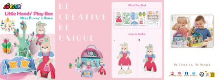 Set de joaca creativa si libera, portabil - Casa Domnisoarei Iepuras [3]