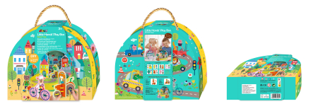 Set de joaca creativa si libera, portabil - Orasul Animalelor [10]