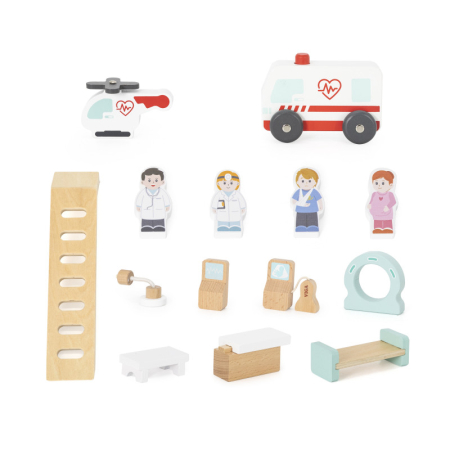 Set de Joaca Spital cu 3 Etaje, Viga [2]