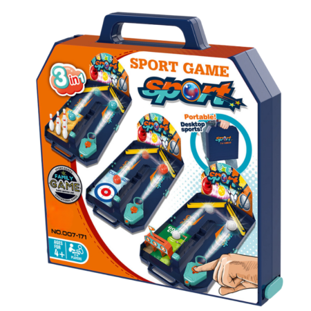Jocuri de cooperare - Set de jocuri sportive 3 in 1
