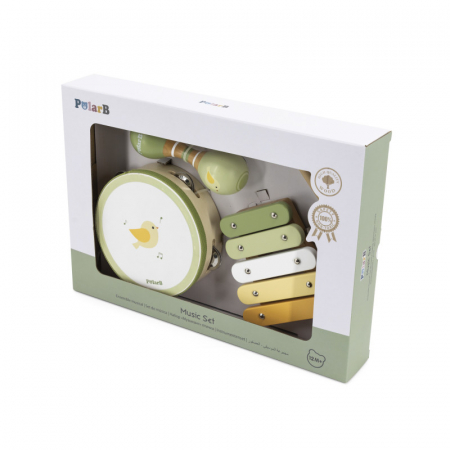 Jucarii creative - Set de jucarii muzicale Pasari, PolarB Viga