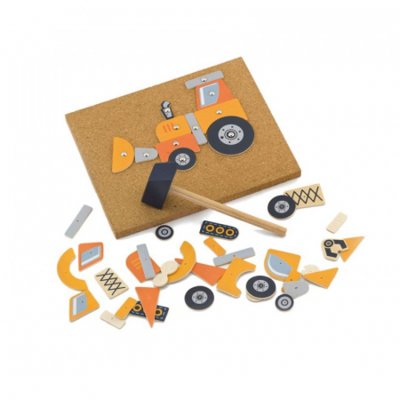 Jucarii de Indemanare - Set de mesterit - Vehicule de constructie, Viga