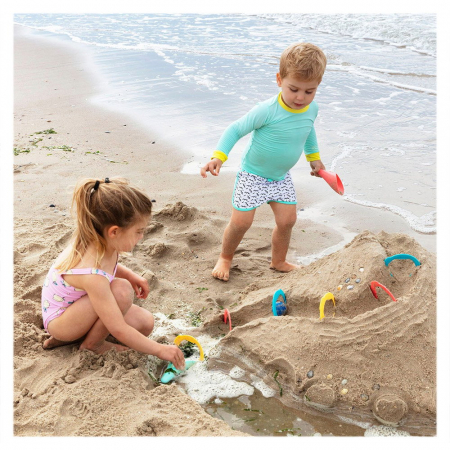 Set de plaja Triplet, jucarii multifunctionale, Quut Toys [1]