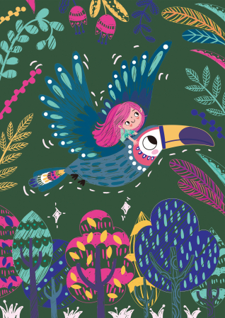 Set de razuit A4 - Animale magice [5]