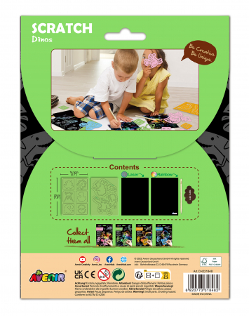 Set de razuit cu sabloane -Dinozauri [2]