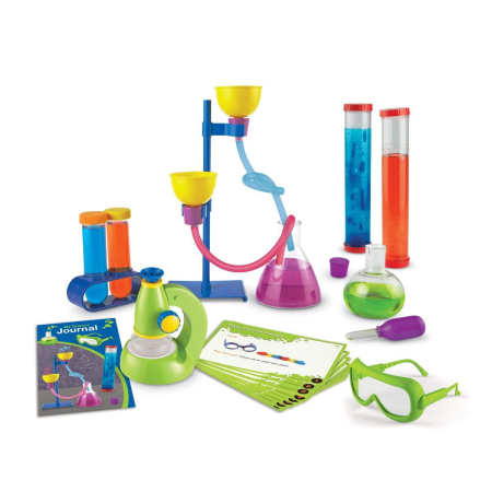 Set de stiinta primar Deluxe cu microscop [1]