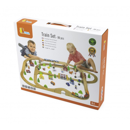 Set de trenulete din 90 de piese [3]