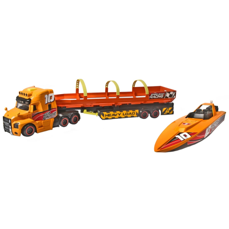 Set Dickie Toys Sea Race Truck Camion cu remorca si barca [0]