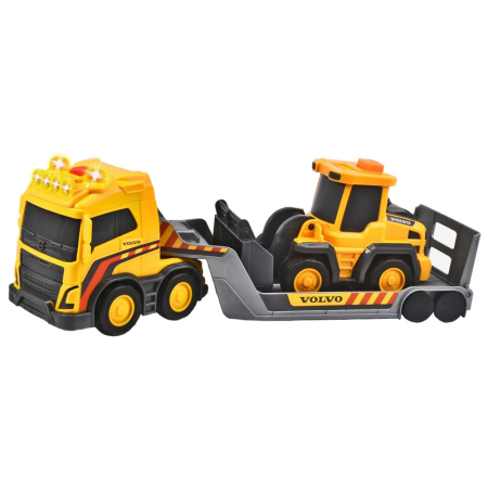 Set Dickie Toys Volvo Truck Team Camion cu remorca si buldozer [0]