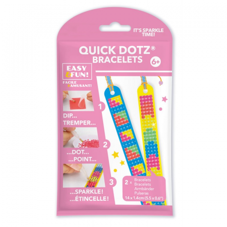 Bijuterii fantezie - Set DIY creativ - bratari Neon, pictura cu diamante