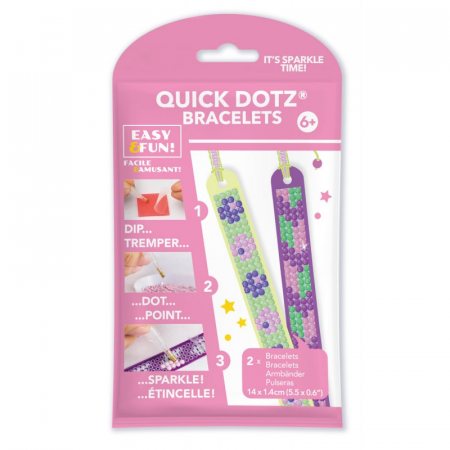 Bijuterii fantezie - Set DIY creativ - bratari Spring, pictura cu diamante