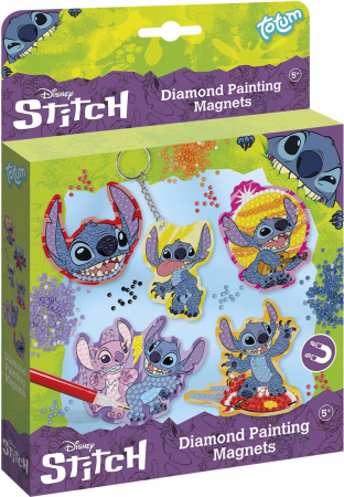 Set DIY creeaza magneti, diamond painting, Lilo si Stitch [0]
