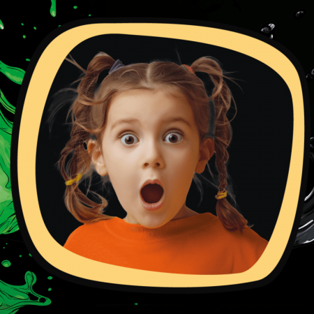 Set DIY experimente JIGGLY SLIME FLUO GLOW – PORTOCALIU 430 g [2]