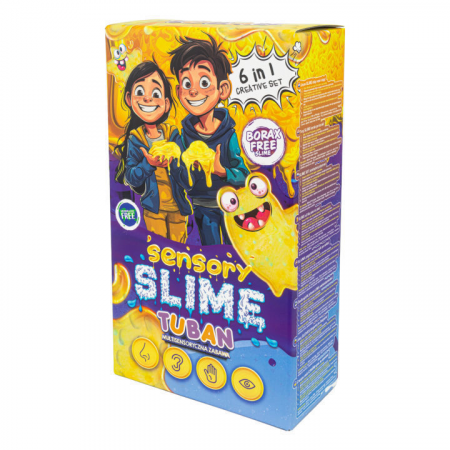 Idei de cadouri sub 100 de lei - Set DIY experimente SENSORY SLIME - 6 in 1