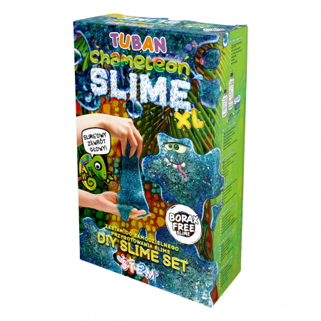 Idei de cadouri sub 100 de lei - Set DIY experimente SLIME ,   CAMELEON XL