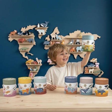 Set educativ cu animale din Oceania, Speedy Monkey [2]