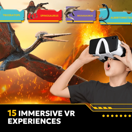 Kit STEM interactiv VR National Geographic - Extinctia dinozaurilor [2]