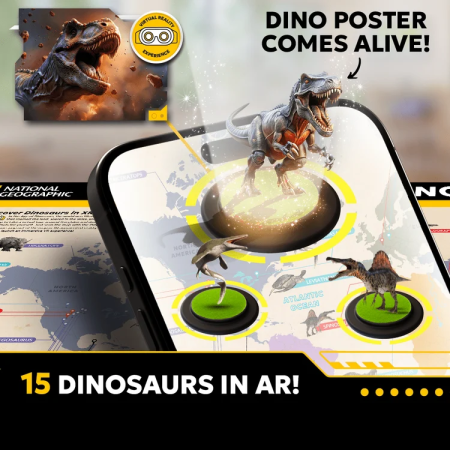 Kit STEM interactiv VR National Geographic - Extinctia dinozaurilor [4]
