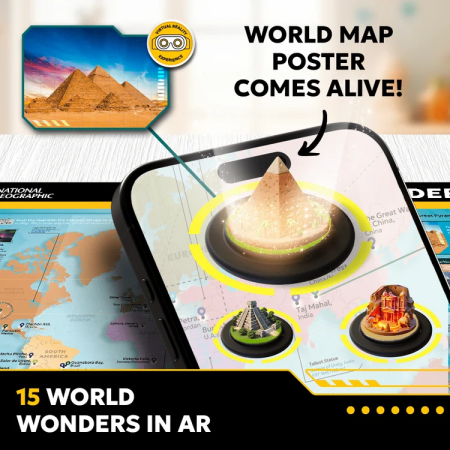 Kit STEM interactiv VR National Geographic - Minunile lumii, [3]