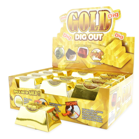 Jucarii Educative - Set educativ de excavare Descopera comoara, 10 cm, Robetoy