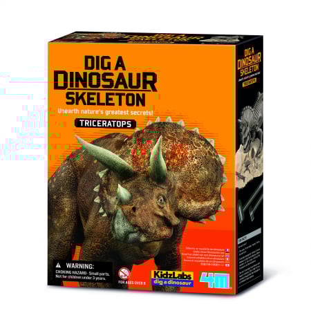 Jucarii de Indemanare - Set educativ Sapa si descopera Dinozauri - Triceratops