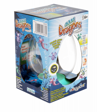 Cadouri Baieti - Set educativ STEM - AQUA DRAGONS® Habitat Jurassic Time Travel EGGspress