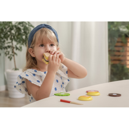 Set hamburger si sandvis din lemn, Viga [4]