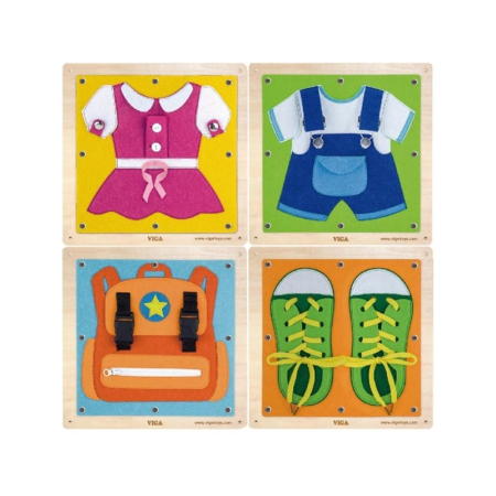 Set jucarii de perete - Incheie imbracamintea, Viga [4]