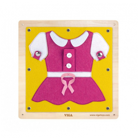 Set jucarii de perete - Incheie imbracamintea, Viga [2]