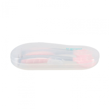 Set lingurita si furculita , roz, U-Grow [2]