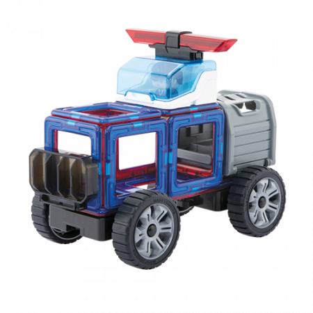 Set magnetic de construit- Magformers, masini de interventie [3]