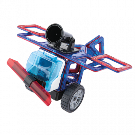 Set magnetic de construit- Magformers, masini de interventie [4]