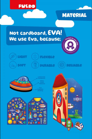 SET MAGNETIC DIN SPUMA EVA, SPATIUL COSMIC, PUEDO [5]