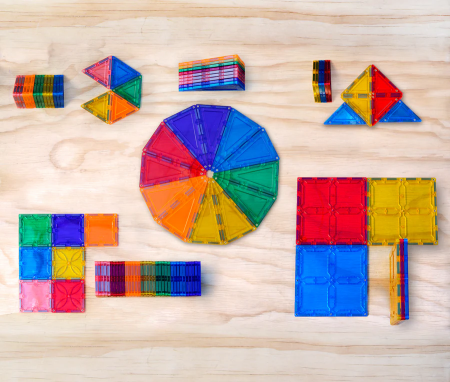 Set magnetic Magblox - 101 piese magnetice de constructie transparente [2]