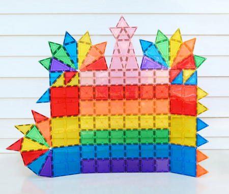 Set magnetic Magblox - 101 piese magnetice de constructie transparente [1]