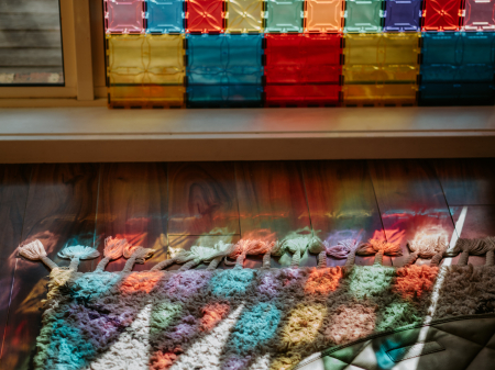 Set magnetic Magblox - 101 piese magnetice de constructie transparente [9]