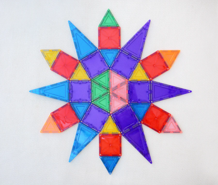 Set magnetic Magblox - 101 piese magnetice de constructie transparente [4]