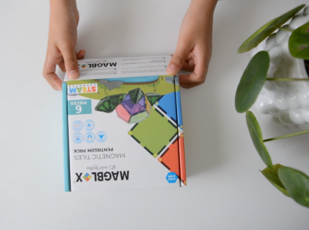 Set magnetic Magblox - 6 piese magnetice pentagon pentru constructie [9]