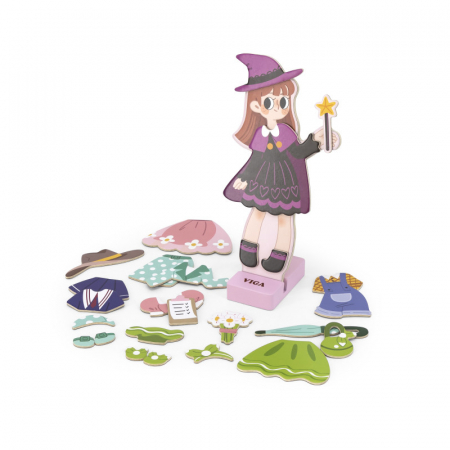 Set magnetic Vestimentatie fete, Viga [2]