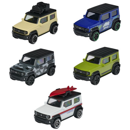 Set Majorette Suzuki Jimny cu 5 masinute din metal [0]